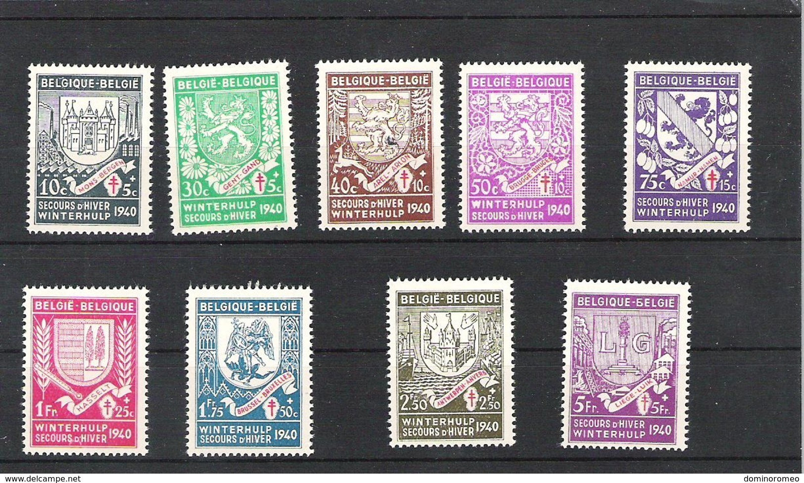 OCB 547 ==> 555 ** Postfris Zonder Scharnier - Unused Stamps