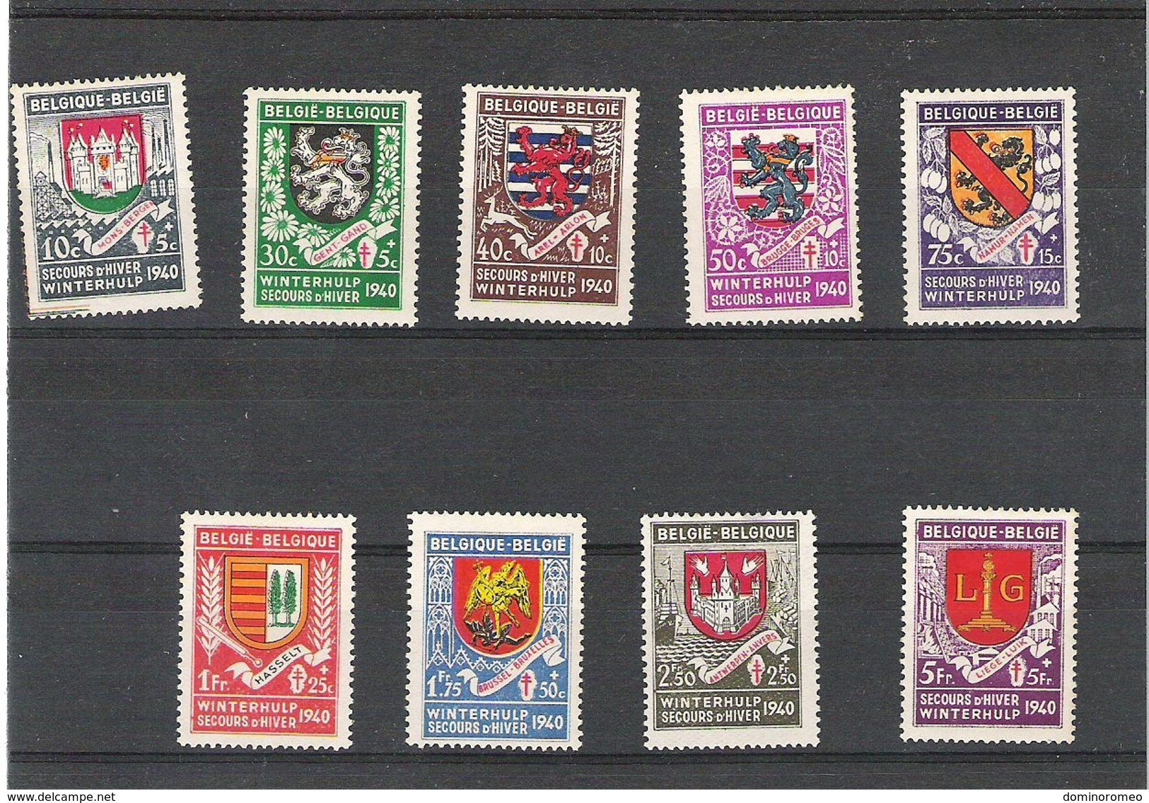 OCB 538 ==> 546  ** Postfris Zonder Scharnier - Unused Stamps