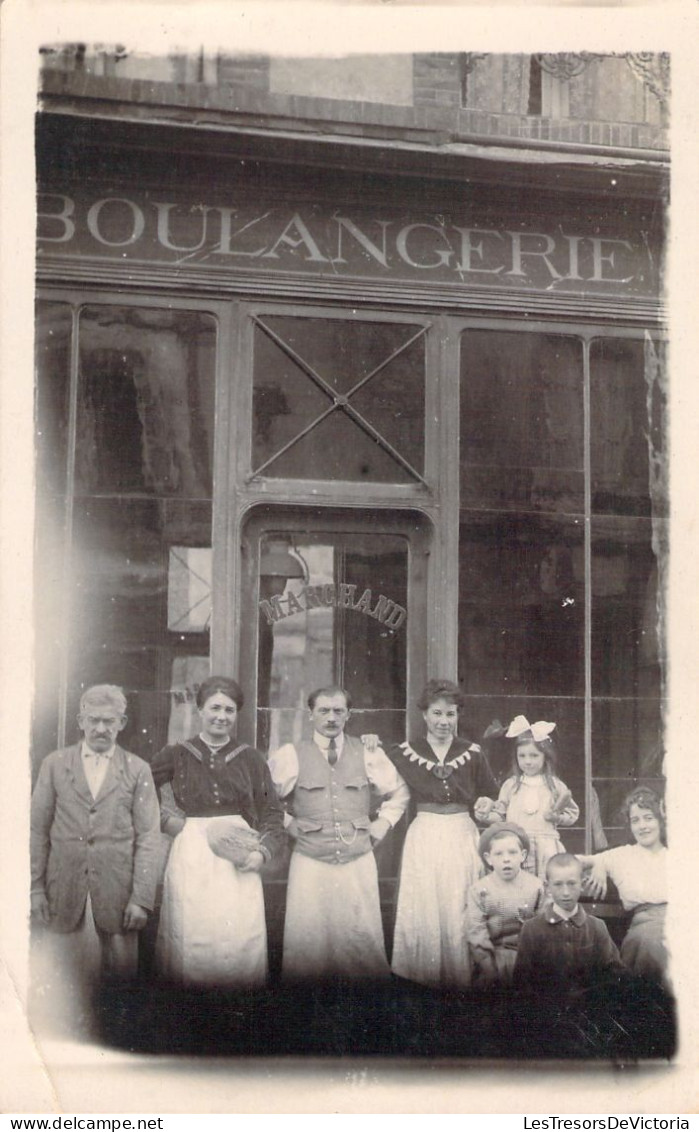 FRANCE - La Loupe - Carte Photo De La Boulangerie Marchand - Olga Desprès - Vitrine De Magasin - Carte Postale Ancienne - La Loupe