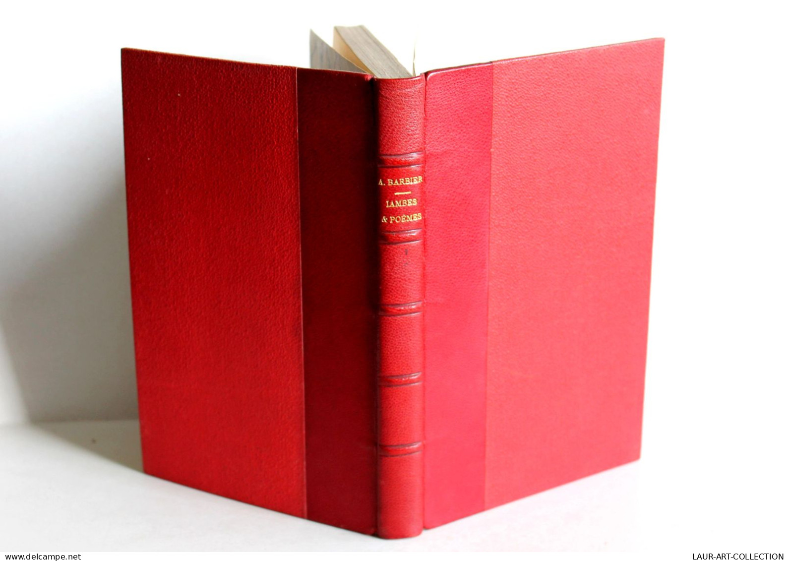 LAMBES ET POEMES Par AUGUSTE BARBIER, 4e EDITION 1841 MASGANA, POESIE / ANCIEN LIVRE XIXe SIECLE (1803.50) - Autores Franceses