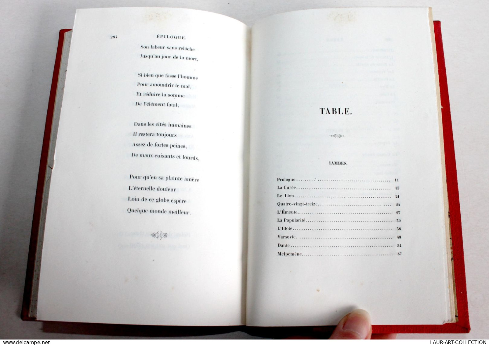 LAMBES ET POEMES Par AUGUSTE BARBIER, 4e EDITION 1841 MASGANA, POESIE / ANCIEN LIVRE XIXe SIECLE (1803.50) - Autores Franceses