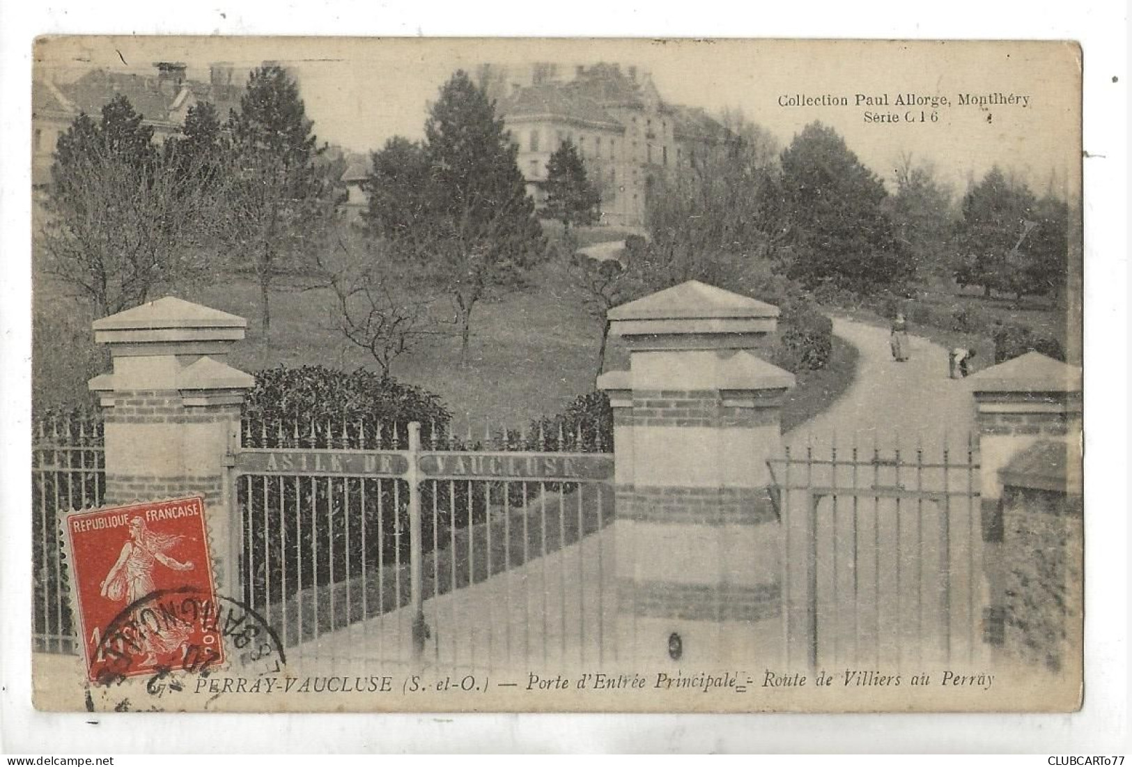 Épinay-sur-Orge Et Sainte-Geneviève-des-Bois (91) : Les Grilles Du Centre Hospitalier De Perray-Vaucluse En 1920 PF. - Epinay-sur-Orge
