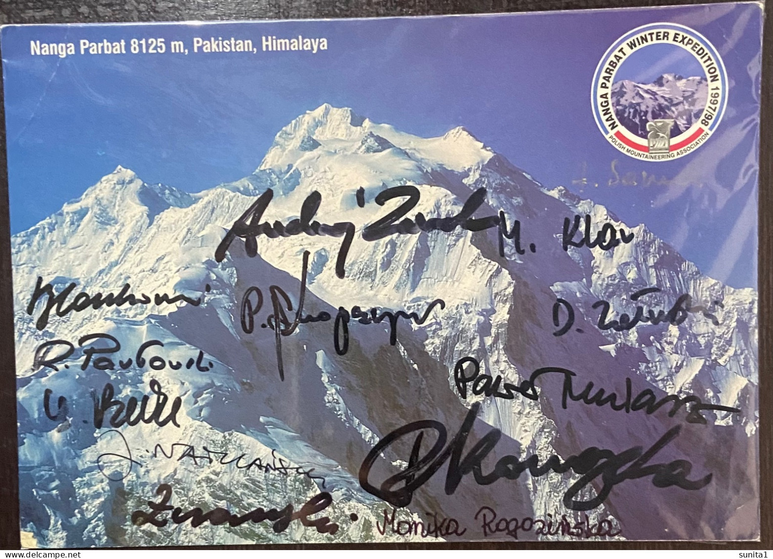 Expedition,mountaineering, Bergsteigen, Autograph, Alpinismo, Signed, Climbing, Himalaya, Nanga Parbat, Alpinistica - Mountaineering, Alpinism