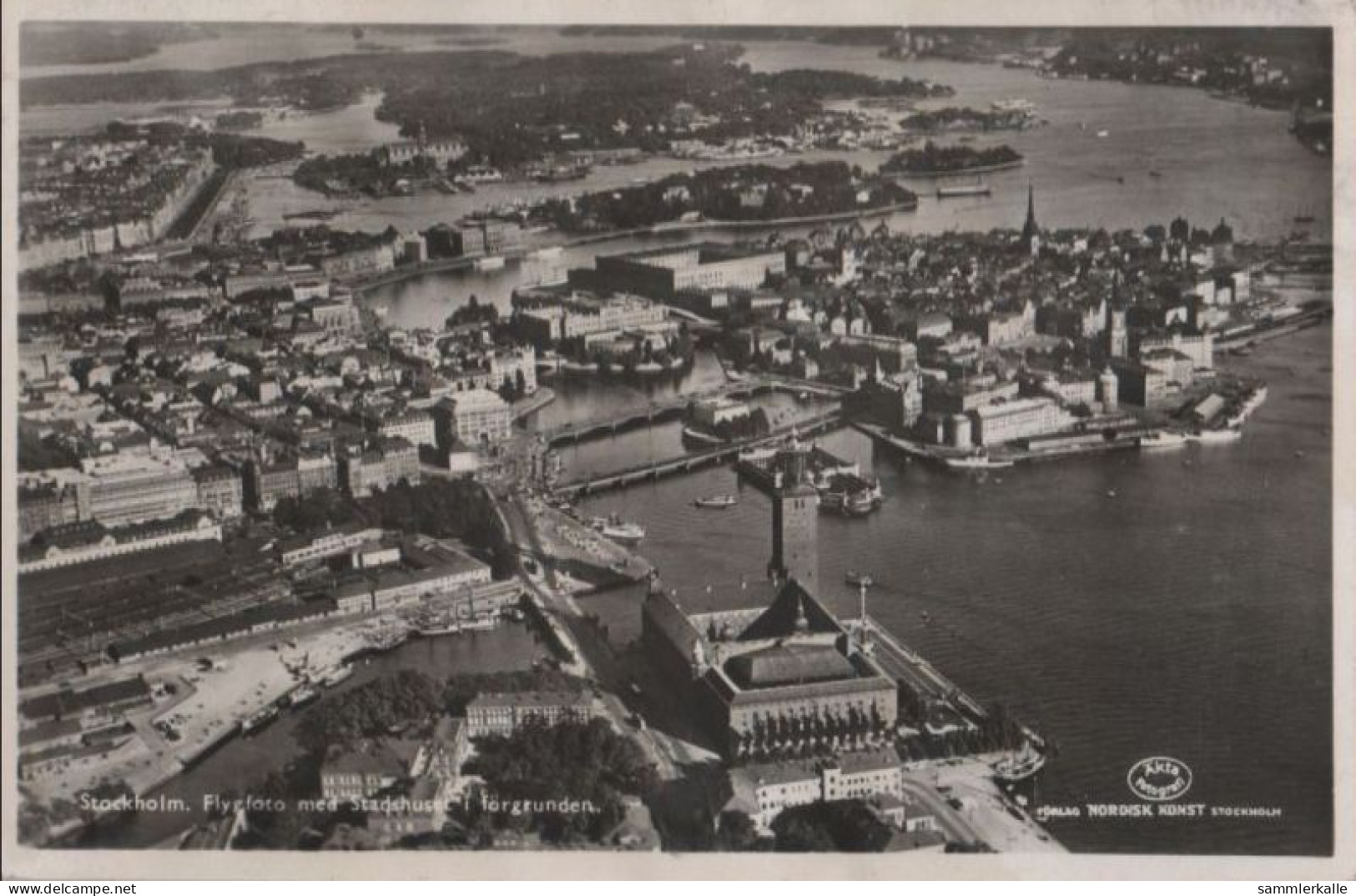 61488 - Schweden - Stockholm - Flygfoto - 1938 - Schweden