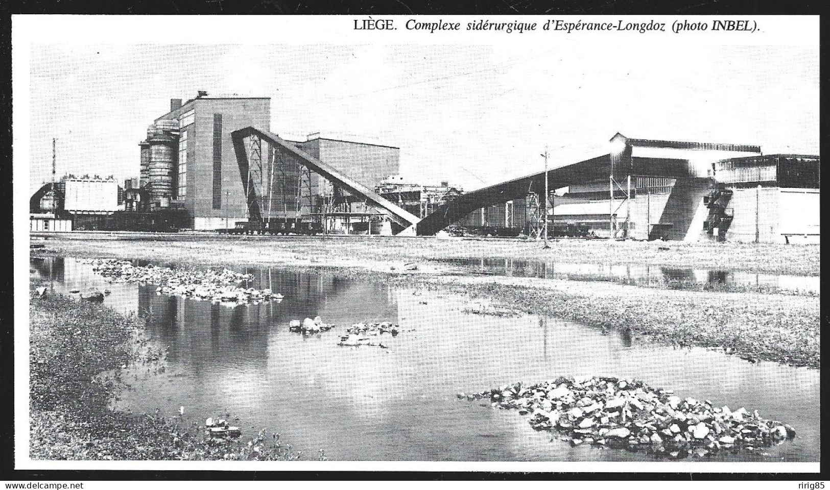 1980  --  BELGIQUE . LIEGE . COMPLEXE SIDERURGIQUE D ESPERANCE LONGDOZ. 4A741 - Non Classificati