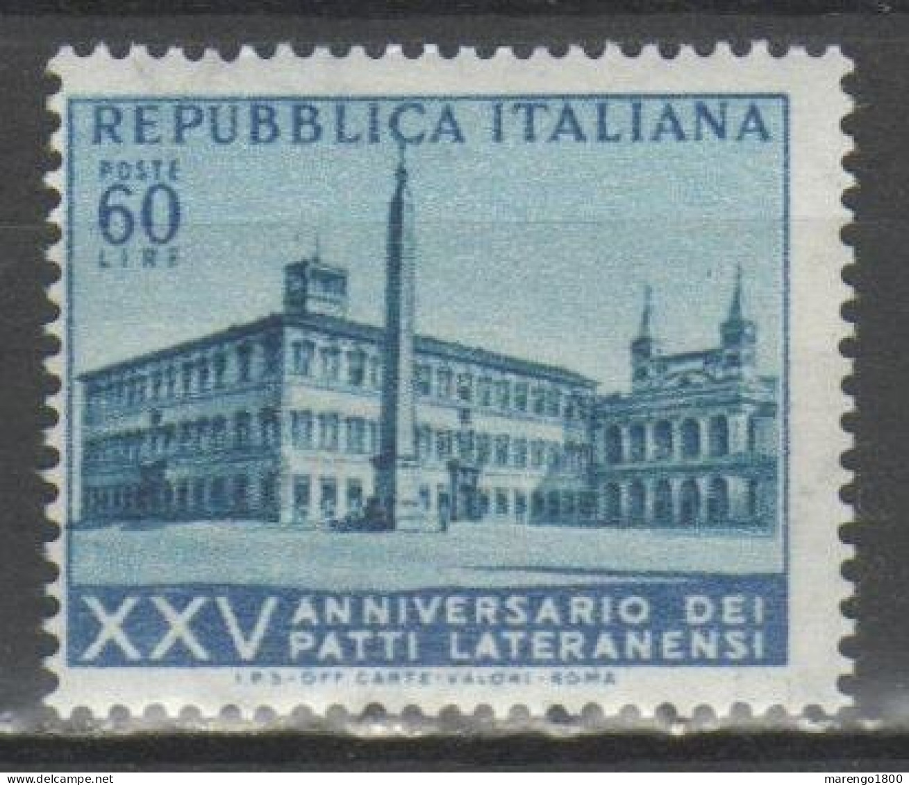 ITALIA 1954 - Patti Lateranensi L. 60 ** - 1946-60: Ungebraucht