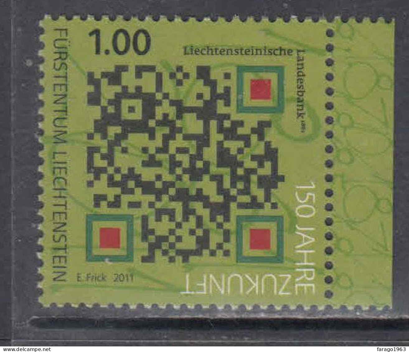 2011 Liechtenstein Landesbank Finance Complete Set Of 1  MNH @ BELOW FACE VALUE - Ongebruikt