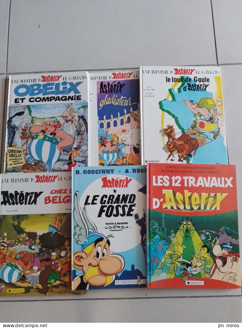 ASTERIX LOT 6 BD - Astérix