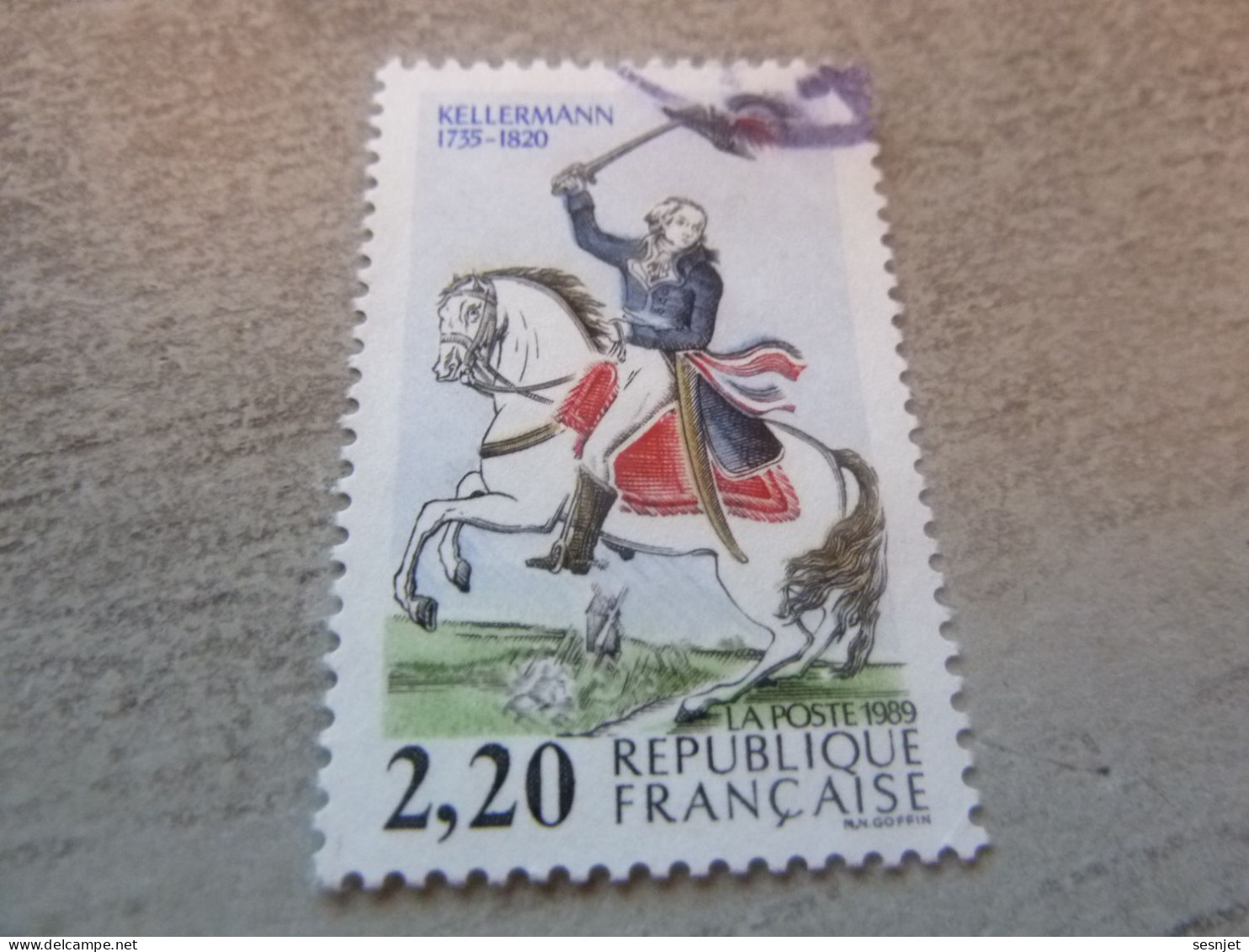 François-Christophe Kellermann (1735-1820) Général - 2f.20 - Yt 2595 - Multicolore - Oblitéré - Année 1989 - - Used Stamps