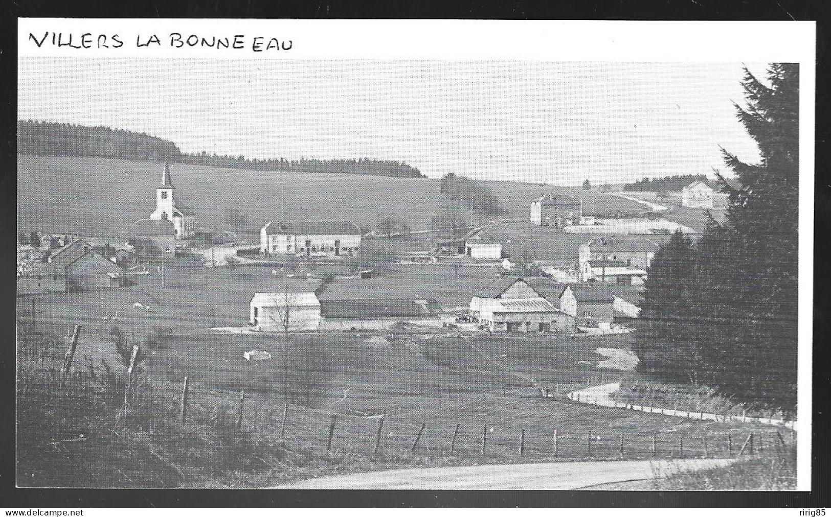 1980  --  BELGIQUE . VILLERS LA BONNE EAU . VUE DU VILLAGE . 4A746 - Non Classés