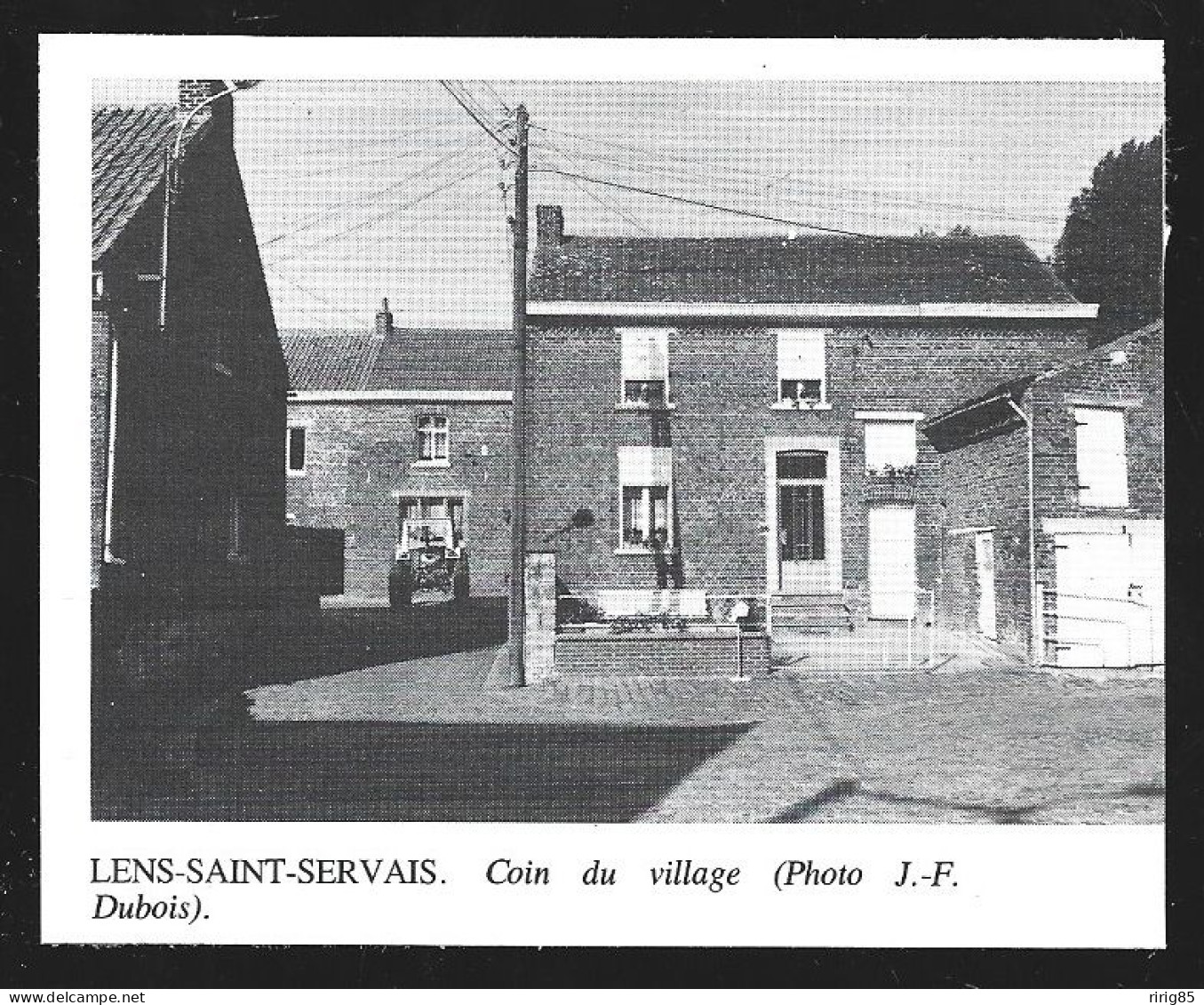 1980  --  BELGIQUE . LENS SAINT SERVAIS . VUE DU VILLAGE . 4A747 - Non Classés