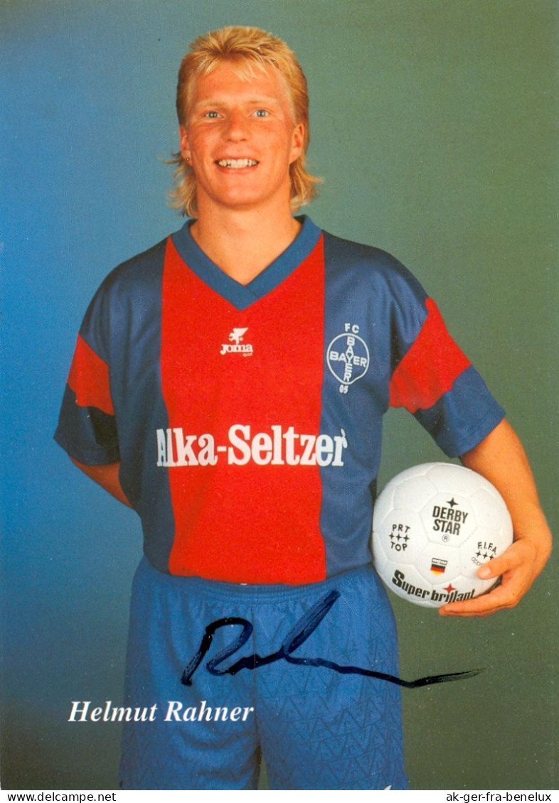 Fußball-Autogramm AK Helmut Rahner FC Bayer 05 Uerdingen 92-93 KFC Weingarts Kunreuth Kilmarnock Reggiana Calcio Münster - Handtekening