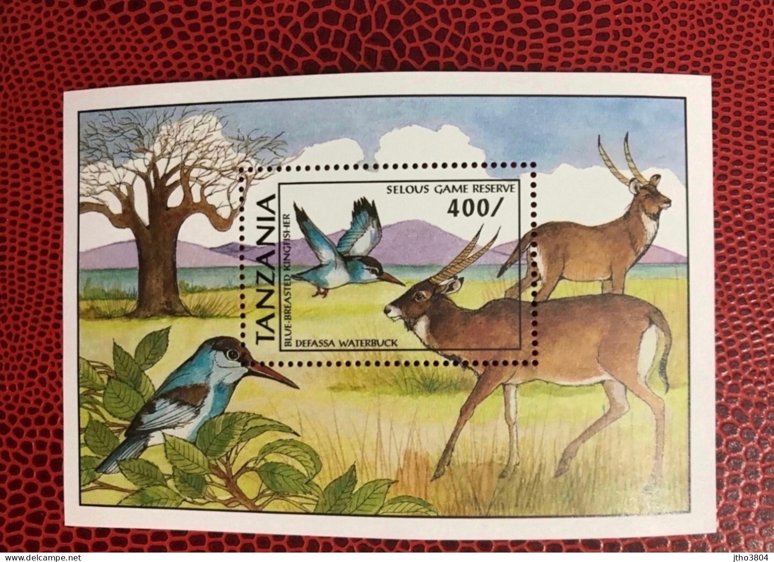 TANZANIE 1991 Bloc 1v Neuf  MNH ** Sc YT  Mi Pájaro Bird Pássaro Vogel Ucello Oiseau TANZANIA - Songbirds & Tree Dwellers