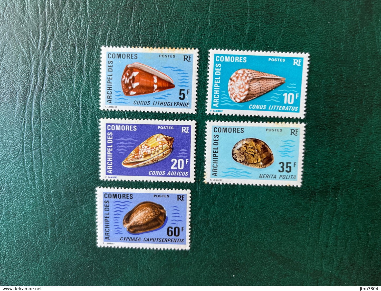 COMORES 1971 4 V Neuf (trace De Rousseur Voir Photos) Mi 129 A 133 Marine Gastropoda Of Comoros Komoren - Unused Stamps