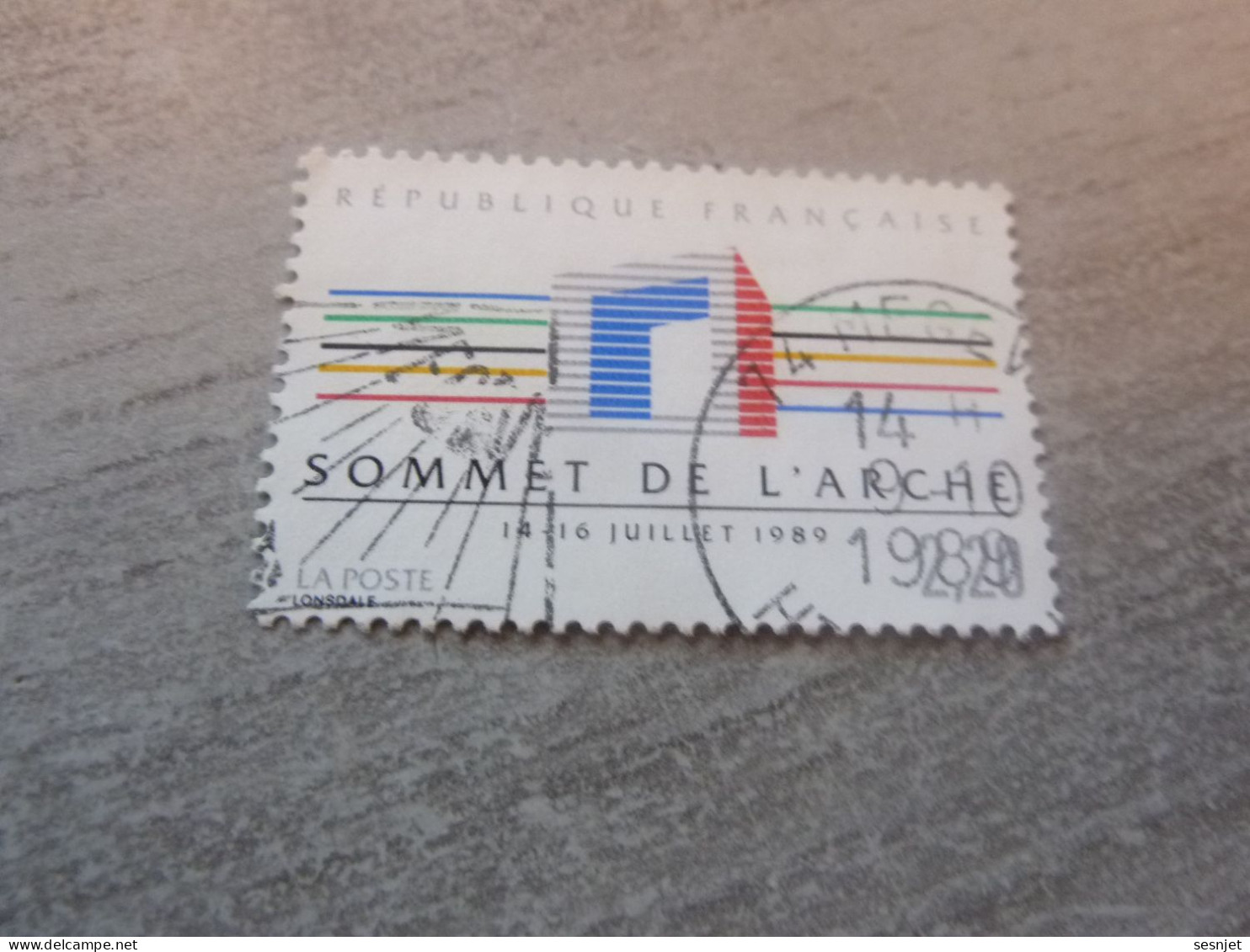 Paris - Sommet Des Pays Industrialisés - 2f.20 - Yt 2600 - Multicolore - Oblitéré - Année 1989 - - Usados