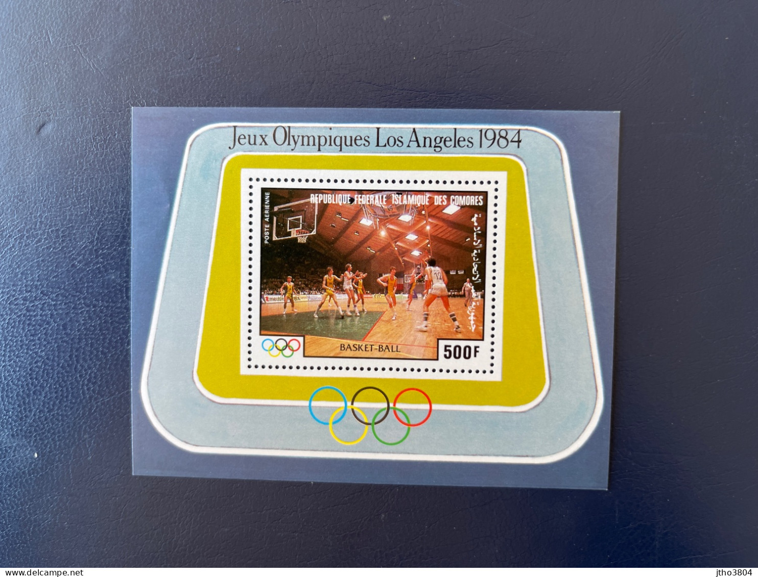 COMORES 1984 5 V Neuf ** MNH Plus 1 Bloc Mi 712 / 716 Bl 236 Olympics Of Los Angeles COMOROS Komoren - Summer 1984: Los Angeles