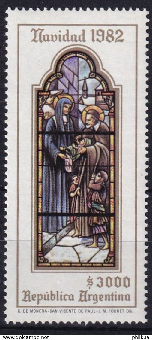 MiNr. 1612 Argentinien 1982, 18. Dez. Weihnachten - Postfrisch/**/MNH - Unused Stamps