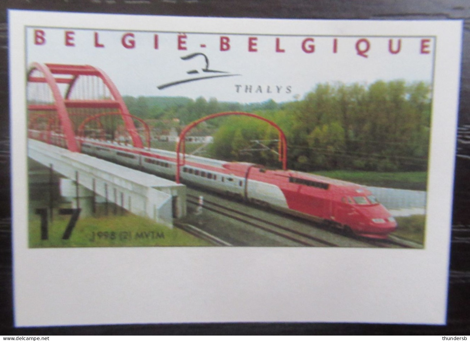 2735 'Treinen - TGV' - Ongetand - Côte: 15 Euro - 1981-2000