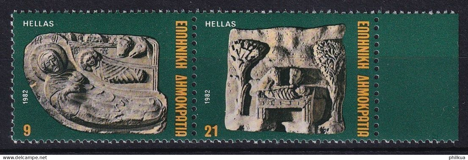 MiNr. 1503 - 1504 Griechenland 1982, 6. Dez. Weihnachten - Postfrisch/**/MNH - Unused Stamps