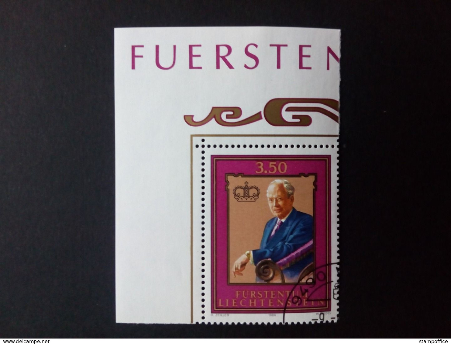 LIECHTENSTEIN MI-NR. 903 GESTEMPELT(USED) FÜRST FRANZ JOSEF II. 1986 - Gebruikt