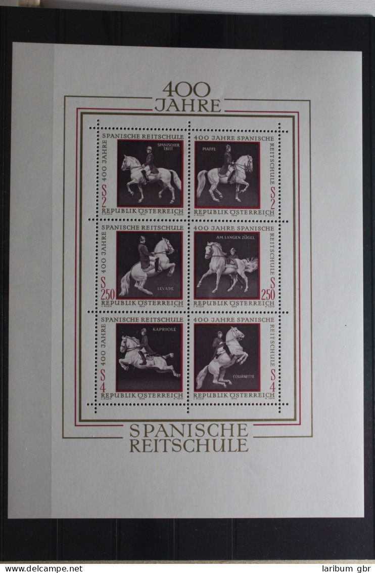 Österreich Block 123 Mit 3275-3276 Postfrisch #UL507 - Horses