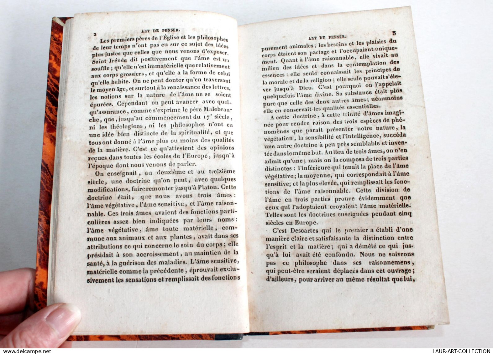 ELEMENS DE PSYCHOLOGIE, D'IDEOLOGIE Et LOGIQUE Ou ART DE PENSÉE De JACQUIER 1825 / ANCIEN LIVRE XIXe SIECLE (1803.59) - Psychologie/Philosophie