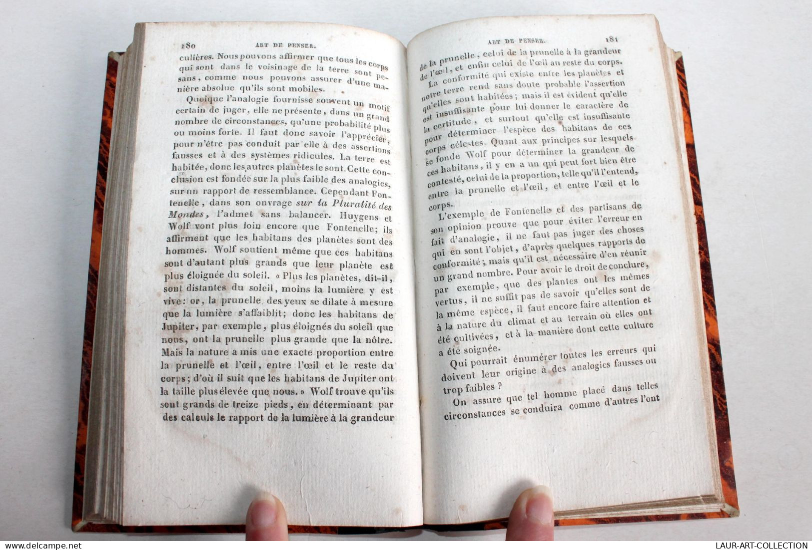 ELEMENS DE PSYCHOLOGIE, D'IDEOLOGIE Et LOGIQUE Ou ART DE PENSÉE De JACQUIER 1825 / ANCIEN LIVRE XIXe SIECLE (1803.59) - Psychologie/Philosophie