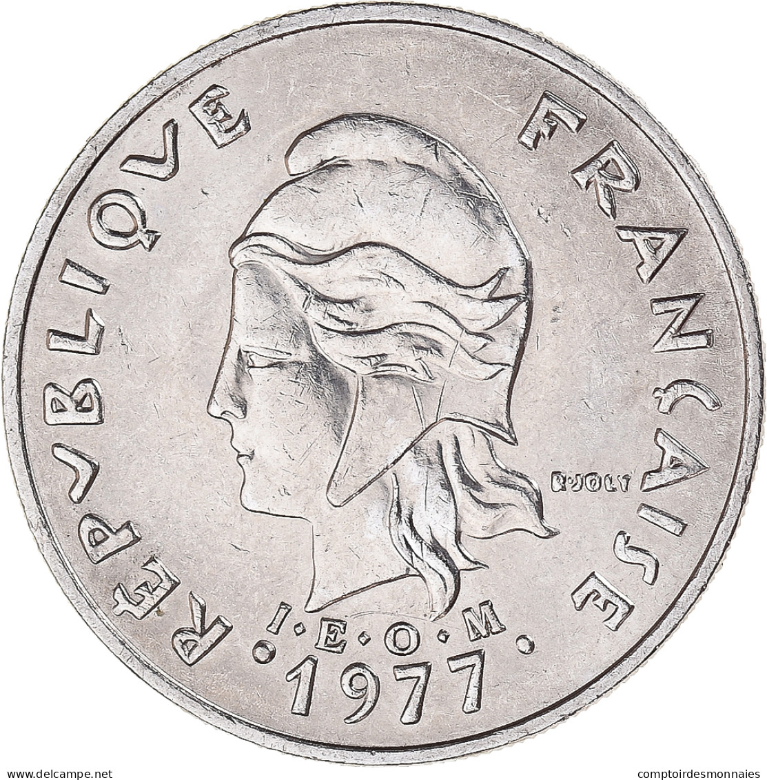 Monnaie, Polynésie Française, 20 Francs, 1977, Paris, TTB+, Nickel, KM:9 - Französisch-Polynesien