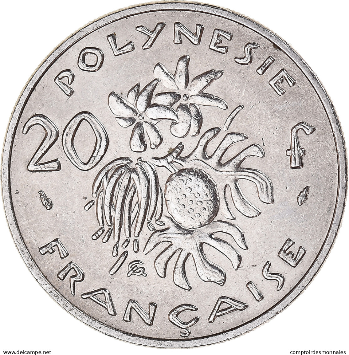 Monnaie, Polynésie Française, 20 Francs, 1977, Paris, TTB+, Nickel, KM:9 - Frans-Polynesië