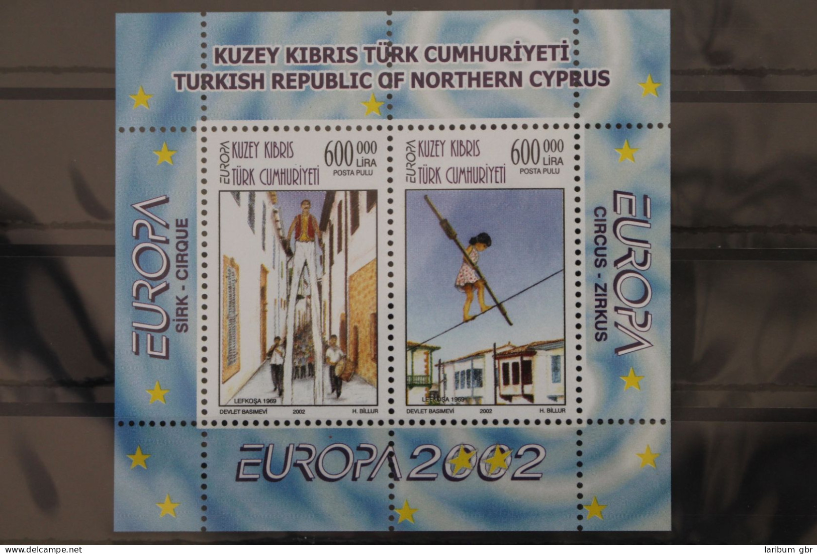 Türkisch-Zypern Block 20 Mit 560-561 Postfrisch Europa Zirkus #WK730 - Used Stamps