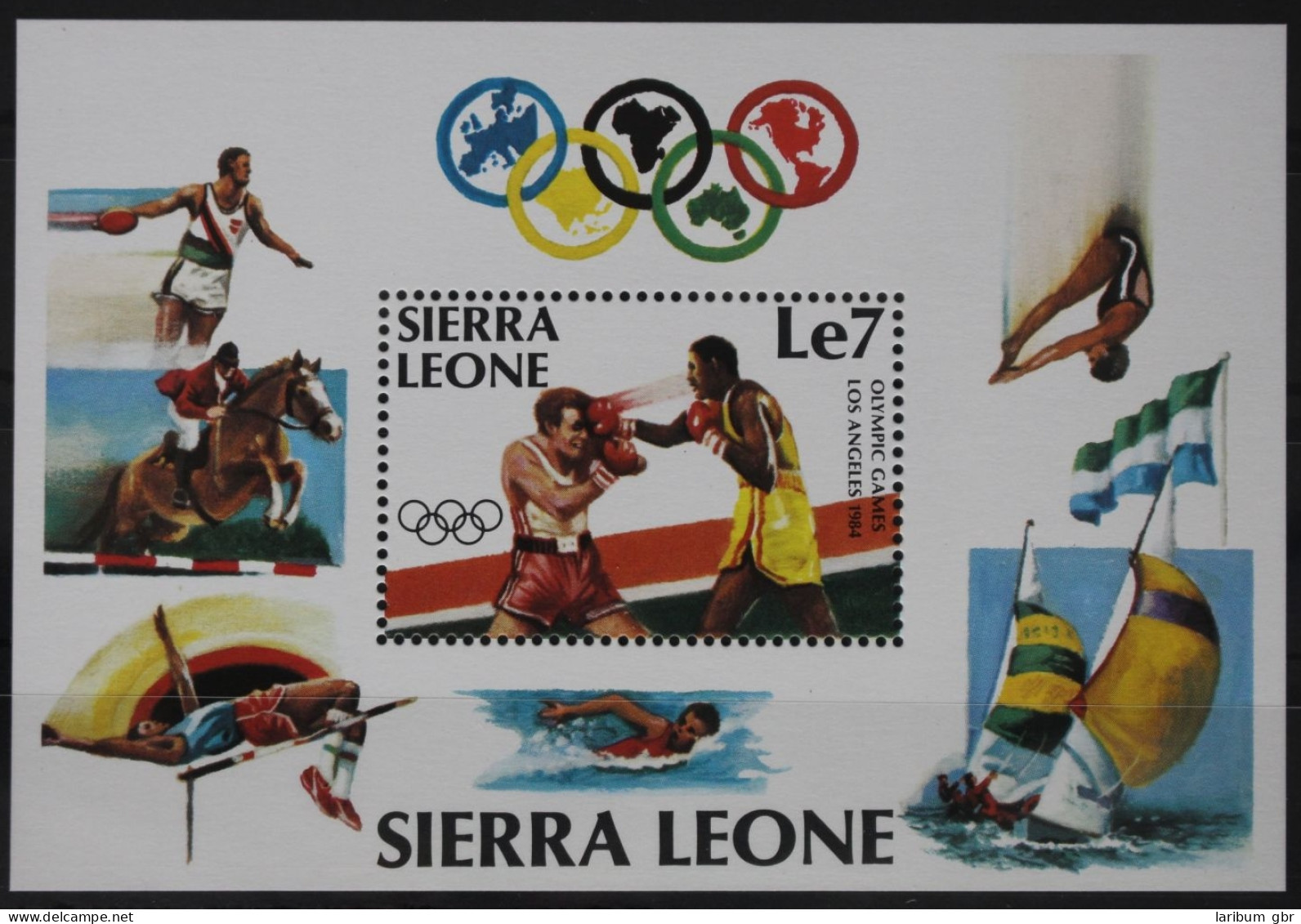 Sierra Leone Block 20 Mit 744 Postfrisch #WZ695 - Sierra Leone (1961-...)