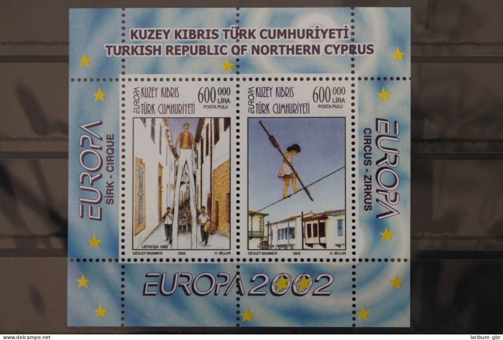 Türkisch-Zypern Block 20 Mit 560-561 Postfrisch Europa Zirkus #WK728 - Used Stamps