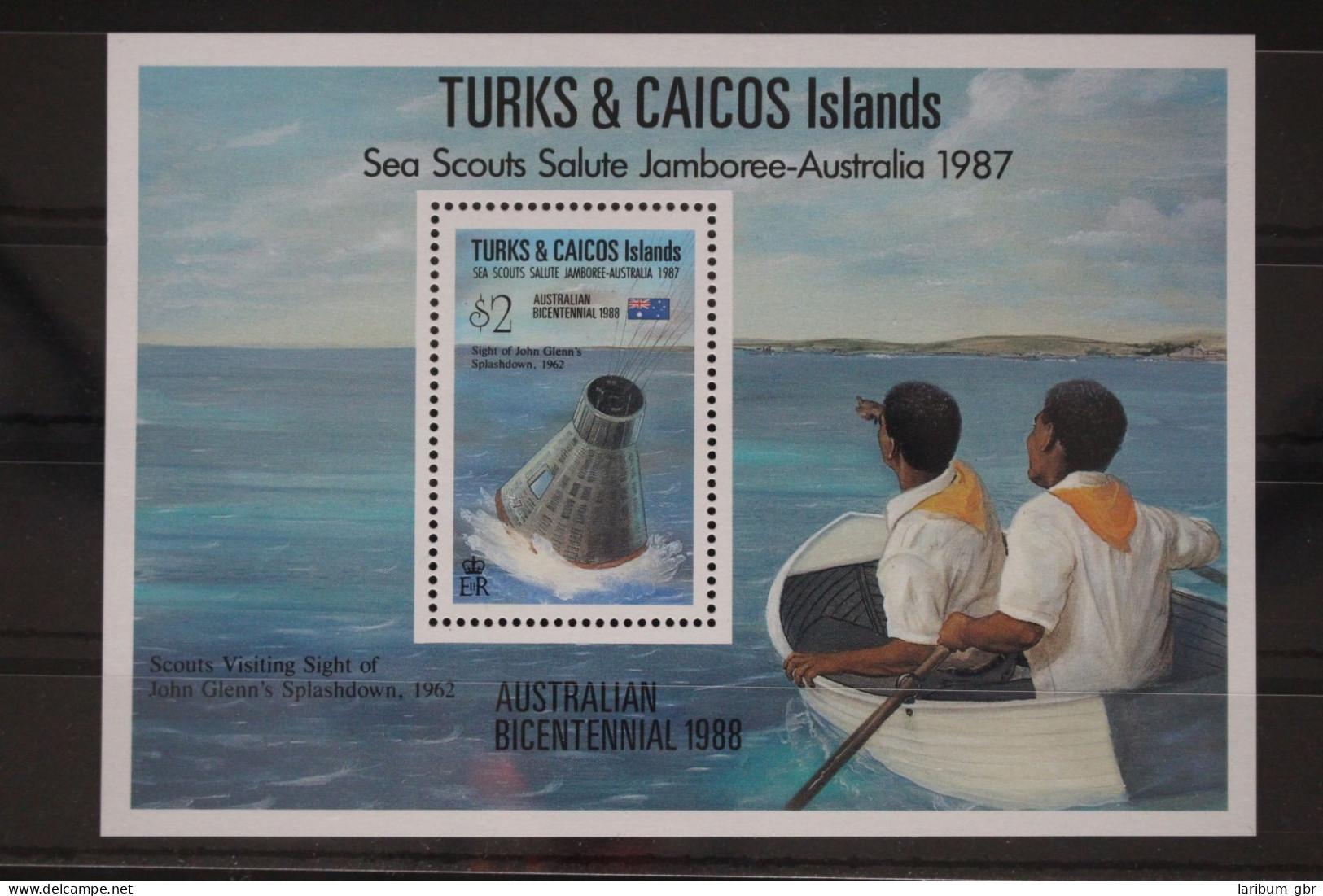 Turks- Und Caicosinseln Block 71 Mit 810 Postfrisch Pfadfinder #WZ661 - Turks & Caicos
