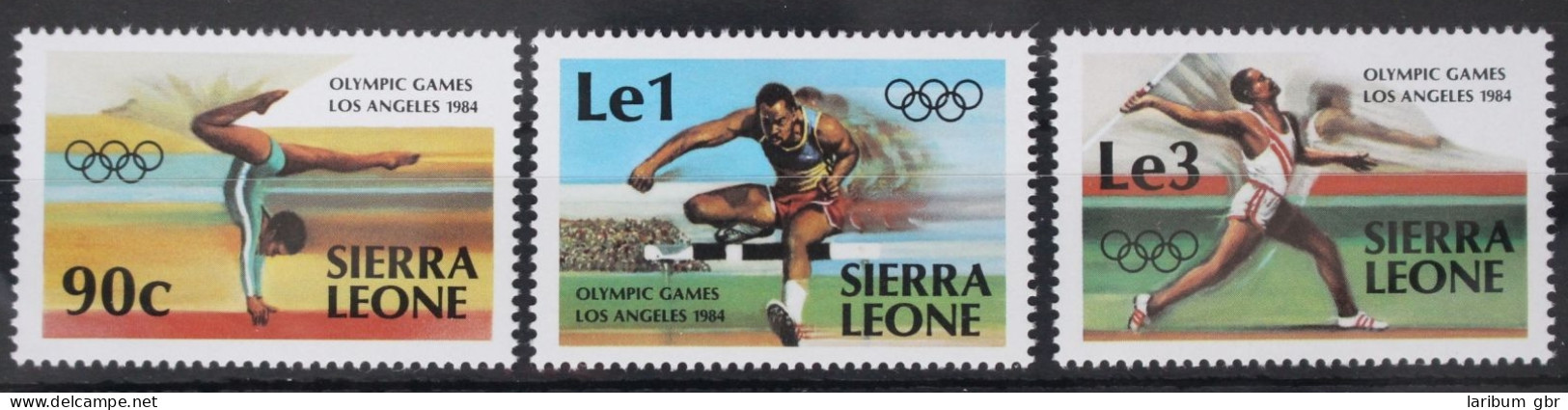 Sierra Leone 741-743 Postfrisch #WZ696 - Sierra Leone (1961-...)