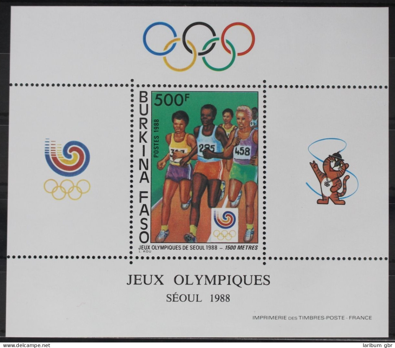 Burkina Faso Block 130 Mit 1171 Postfrisch #WZ704 - Burkina Faso (1984-...)