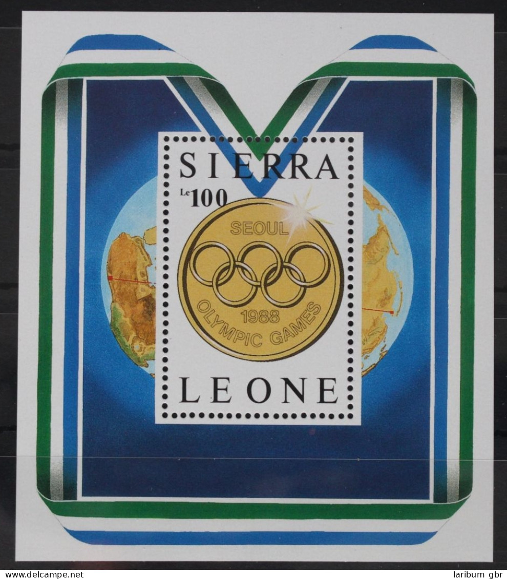 Sierra Leone Block 61 Mit 1001 Postfrisch #WZ694 - Sierra Leone (1961-...)