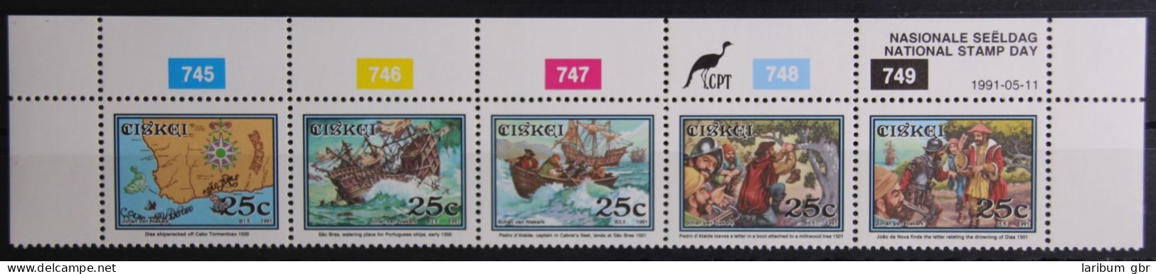 Südafrika Ciskei 187-191 Postfrisch Fünferstreifen Schifffahrt #FU775 - Ciskei