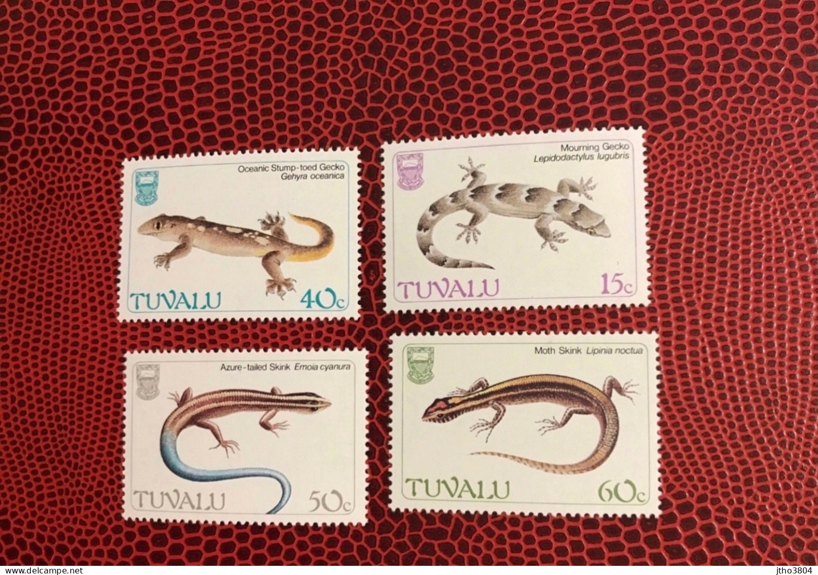 TUVALU 1986 Complete 4v Neuf MNH ** Mi 382 / 385 YT 381 / 384 Reptil Reptile Rettile Schlange - Autres & Non Classés