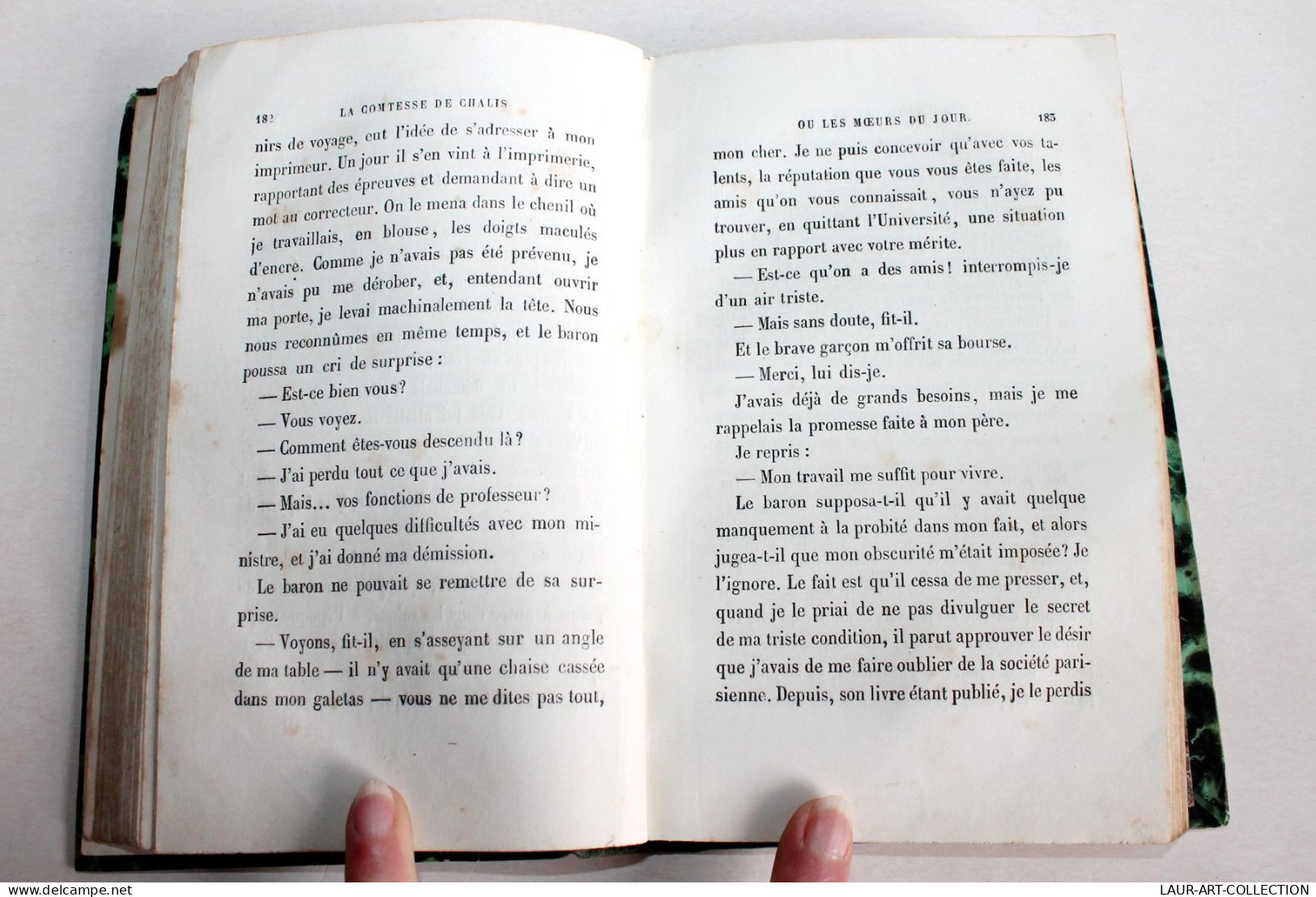 LA COMTESSE DE CHALIS Ou LES MOEURS DU JOUR, ETUDE De E. FEYDEAU 2e EDITION 1868 / ANCIEN LIVRE XIXe SIECLE (1803.62) - 1801-1900