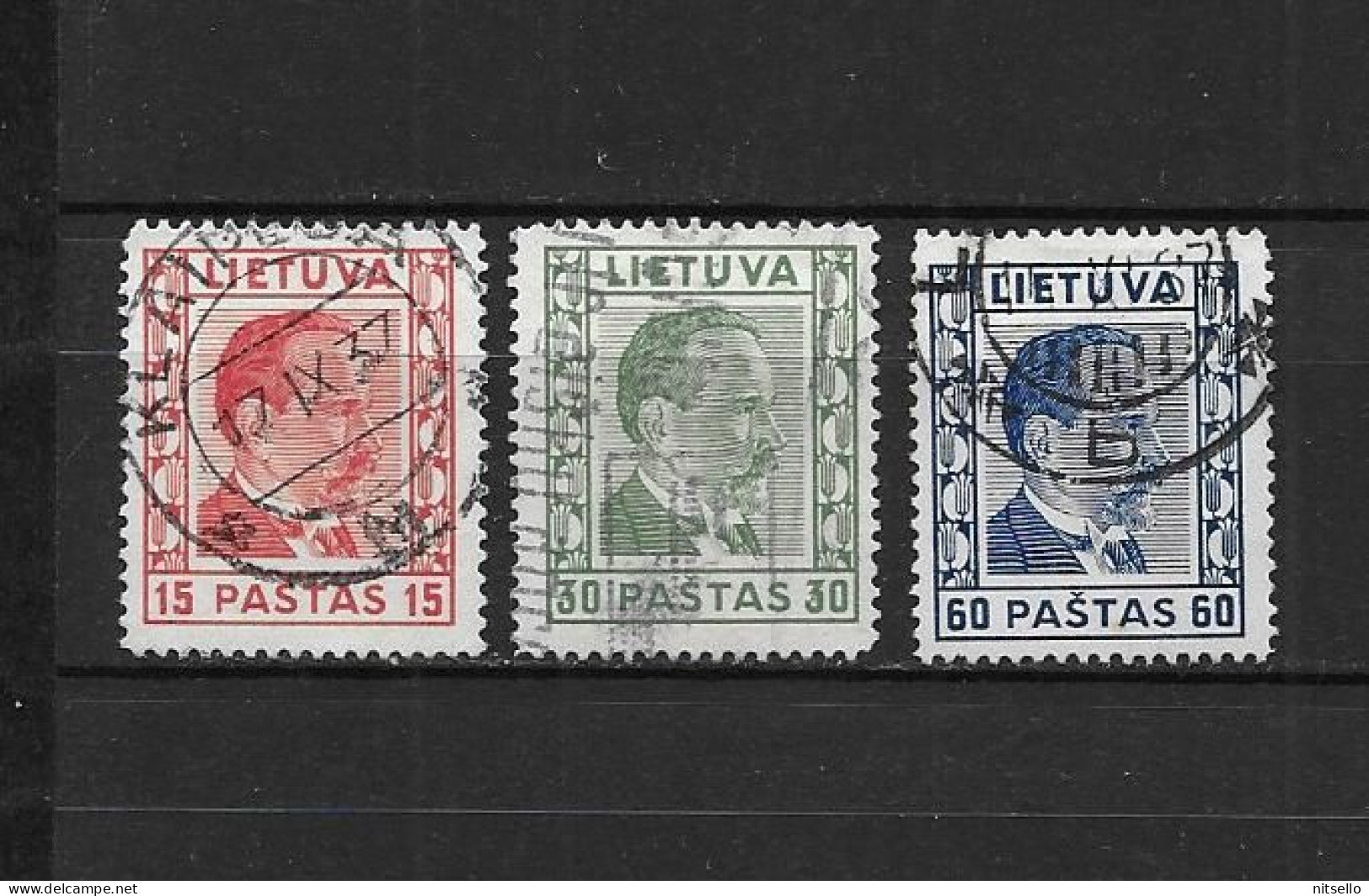 LOTE 1420   ///    LITUANIA 1936  YVERT Nº: 355/357    ¡¡¡ OFERTA - LIQUIDATION - JE LIQUIDE !!! - Lithuania