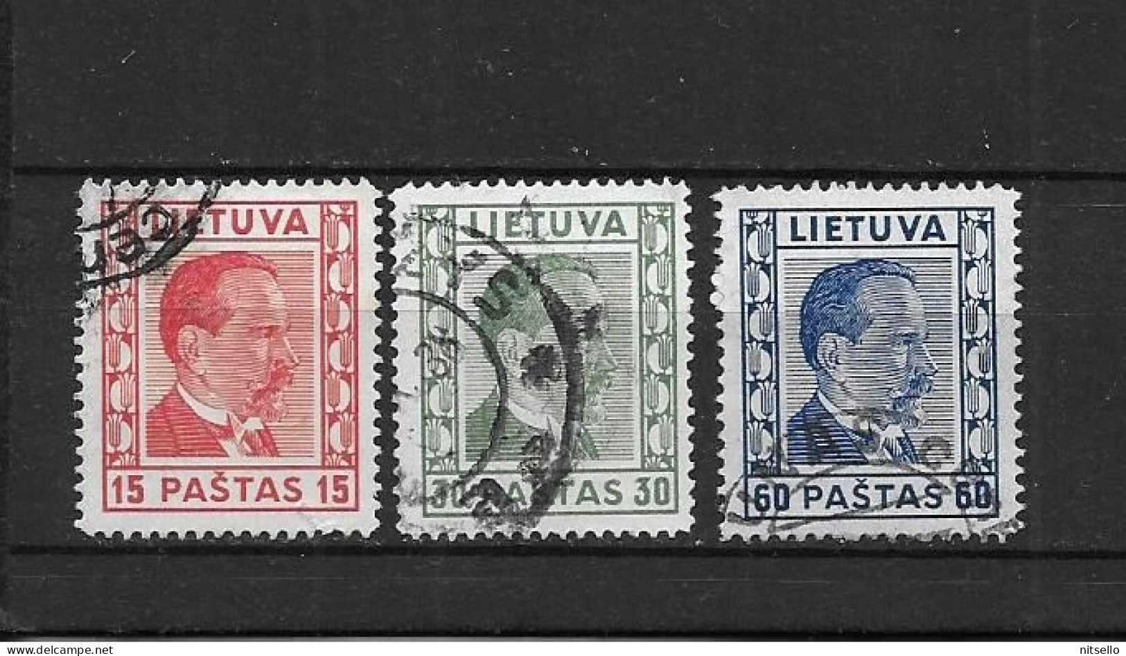 LOTE 1420   ///   LITUANIA 1936  YVERT Nº: 355/357    ¡¡¡ OFERTA - LIQUIDATION - JE LIQUIDE !!! - Litauen