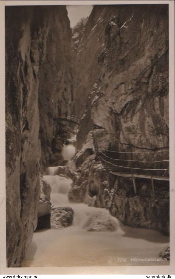 33656 - Höllentalklamm - Ca. 1950 - Höllental