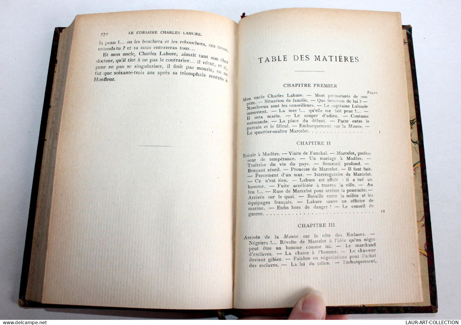 LE CORSAIRE CHARLES LAHURE, AVENTURES ET COMBATS Par P. LAURENCIN 1909 ANNALES / ANCIEN LIVRE XXe SIECLE (1803.65) - 1901-1940