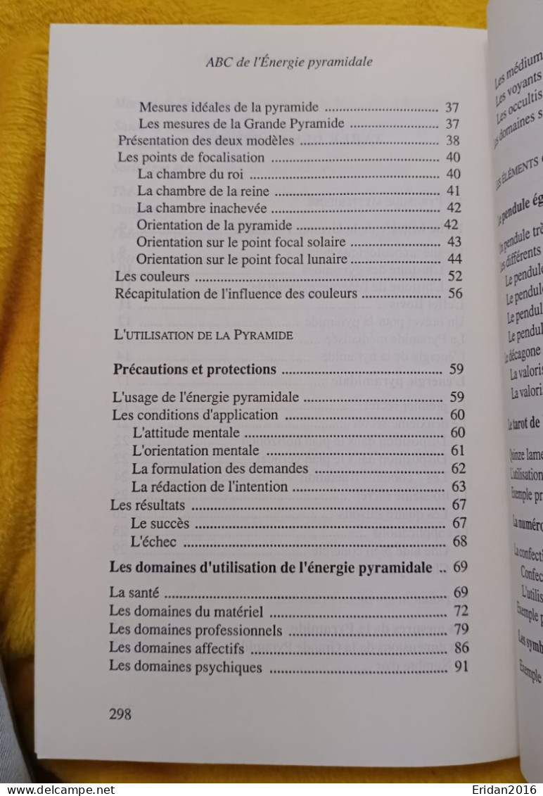 ABC De L'Energie Pyramidale : Jacques Warin : GRAND FORMAT - Esoterismo