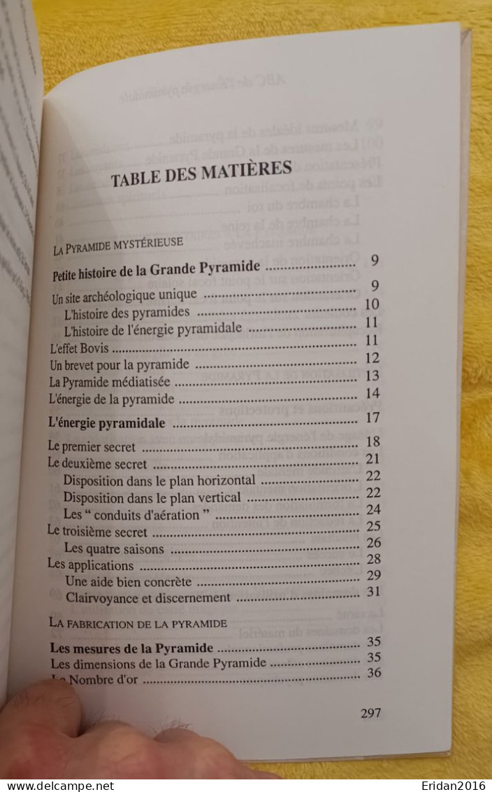 ABC De L'Energie Pyramidale : Jacques Warin : GRAND FORMAT - Esoterismo