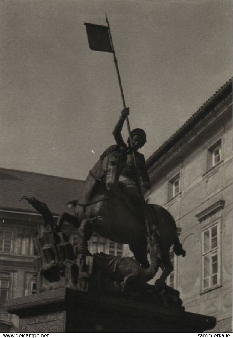 55251 - Tschechien - Prag, Burg - Socha Sv. Jiri - Ca. 1960 - Tchéquie