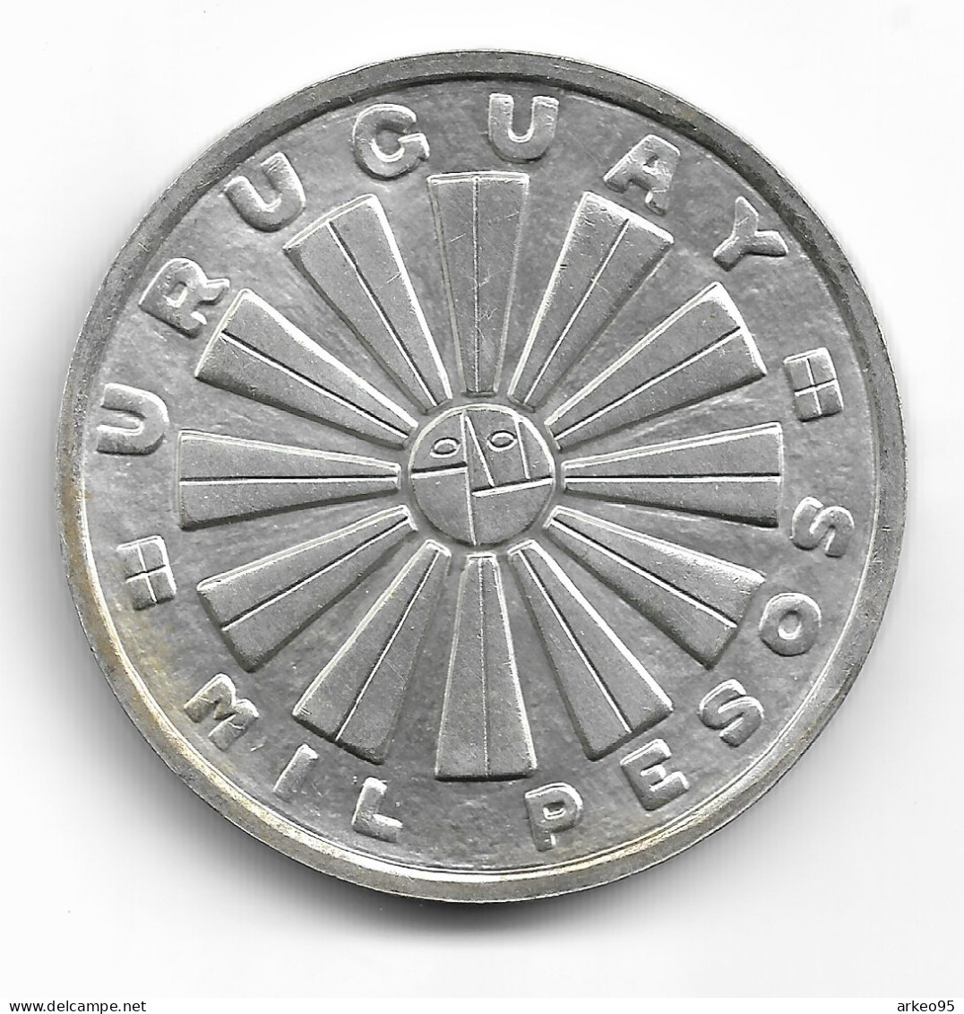 1000 Pesos En Argent, Uruguay, 1969 (FAO) - Uruguay