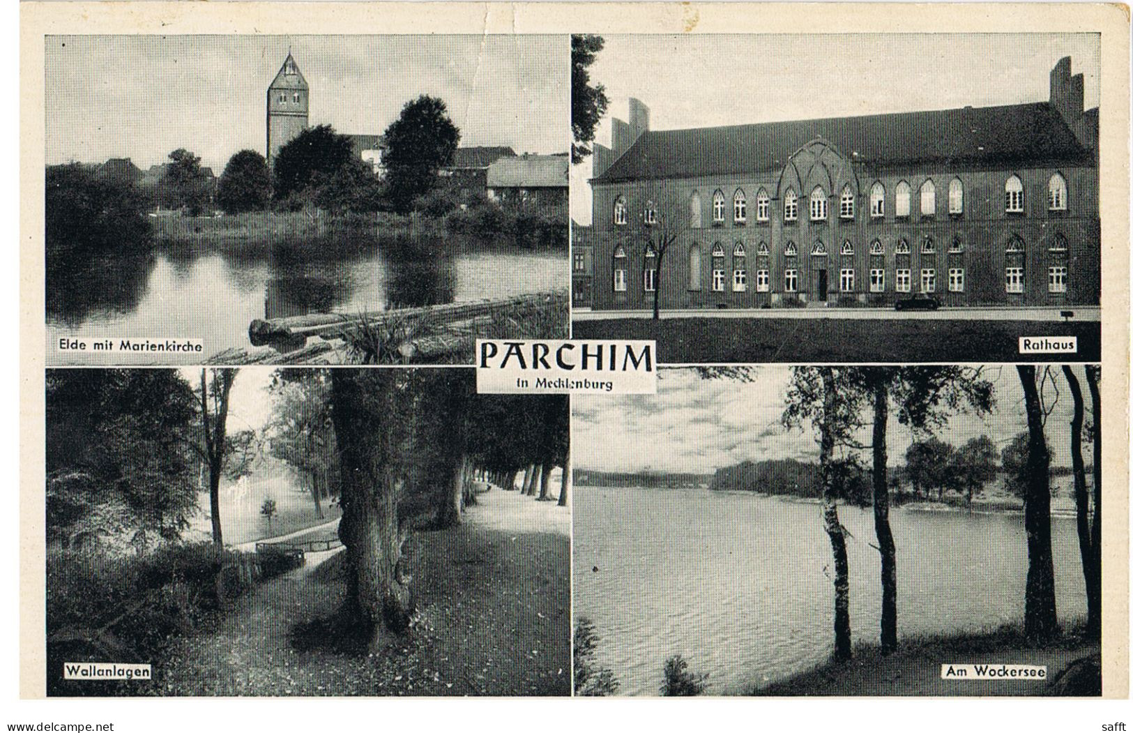 AK Parchim, 4 Ansichten 1941 - Parchim