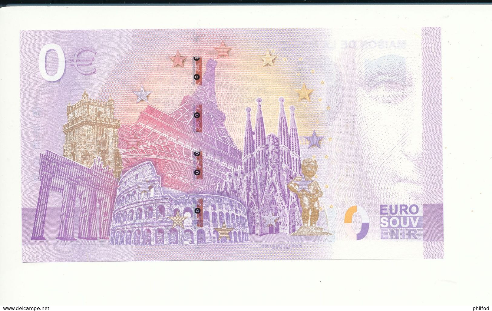 Billet Souvenir - 0 Euro - MAISON DE LA MAGIE ROBERT-HOUDIN - UEGM - 2023-2 - N° 1243 - Kilowaar - Bankbiljetten