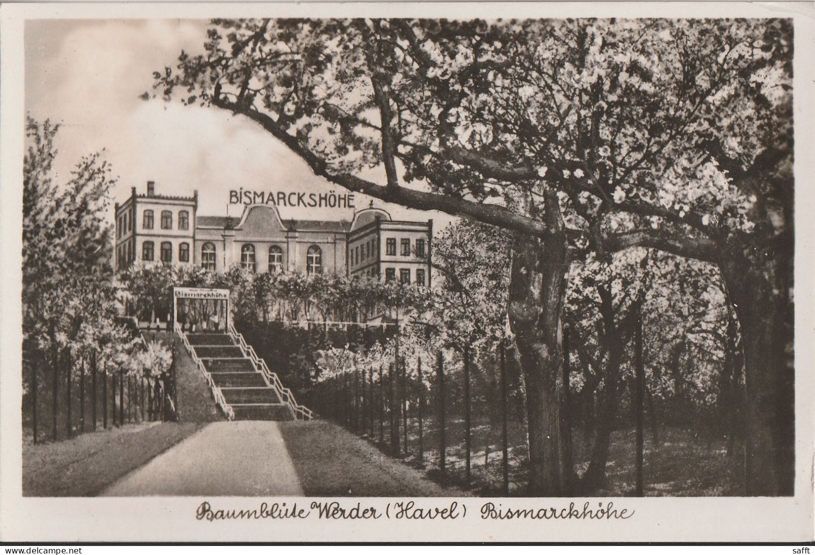 AK Werder/Havel, Hotel Und Gaststätte Bismarckhöhe Um 1930 - Werder